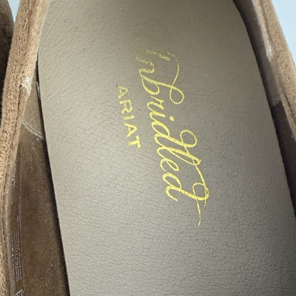 Ariat Unbridled Isabella Slip On Platform Sneaker Shoe Brown 7.5 - Picture 8 of 13